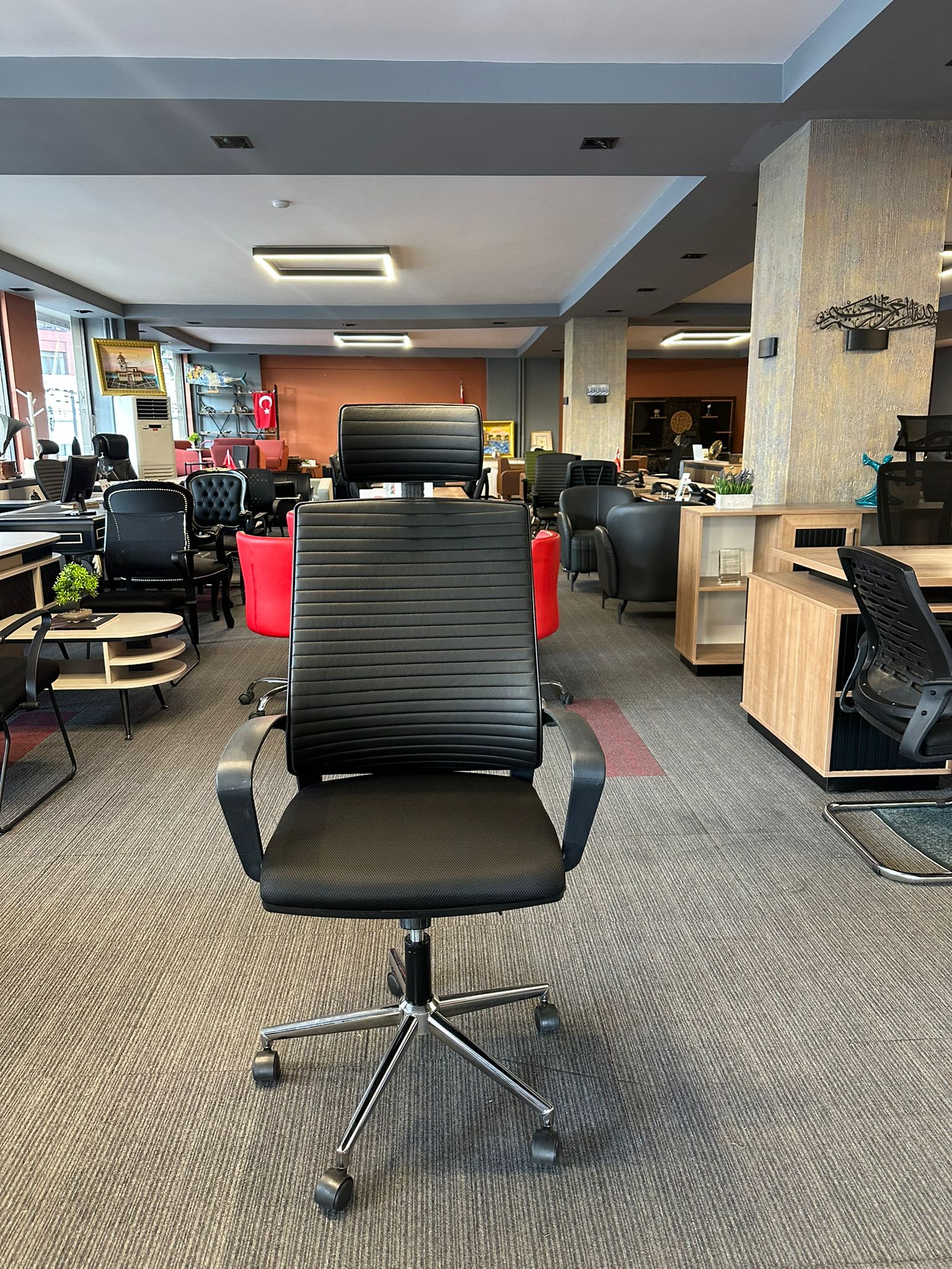 Sıfır Çalışma Koltuğu Ergonomik ve Ayarlanabilir