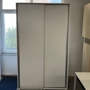 Beyaz Sürgülü Dosya Dolabı 130x50x215