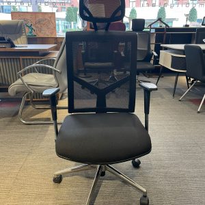 Siyah Fileli Yönetici Koltuğu (Yenilenmiş Ürün)