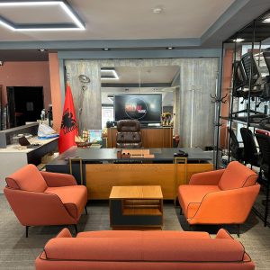 Klas Ofis Üsküdar Antrasit Gri Makam Takımı Full Set 220×80