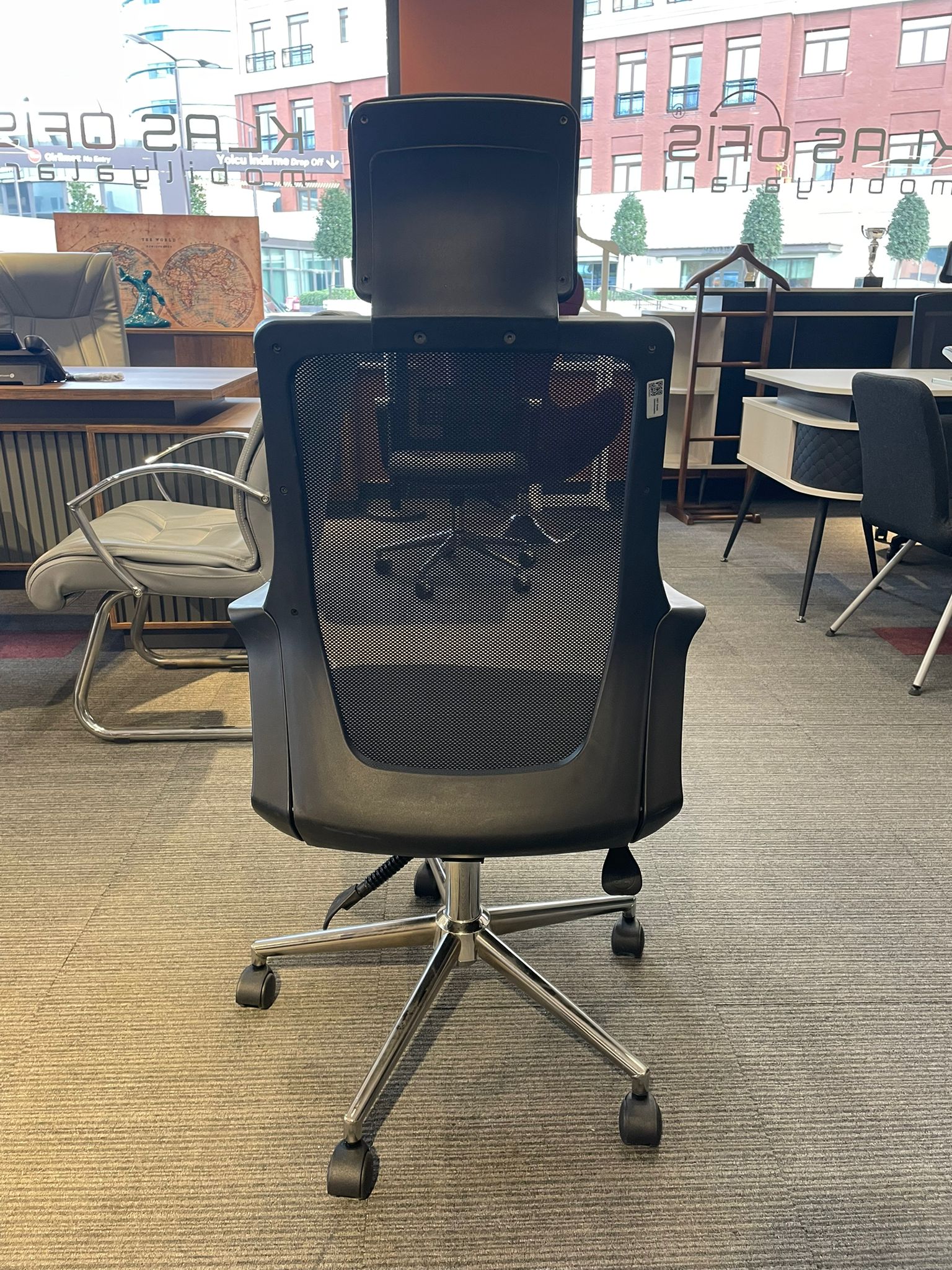 Siyah Fileli Yönetici Koltuğu (Yenilenmiş Ürün) - Görsel 5