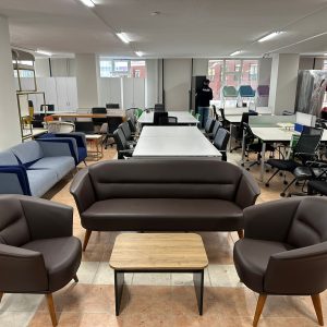 Klas Ofis Üsküdar Relax Koltuk Takımı – Kahverengi Deri – Sıfır Ürün