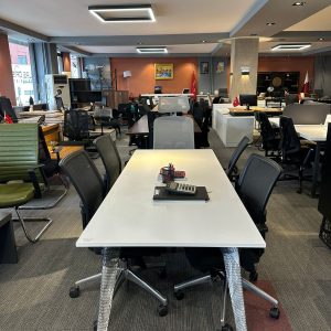 Klas Ofis Üsküdar 200x80 Beyaz Bireysel Toplantı Masası – Sıfır Ürün