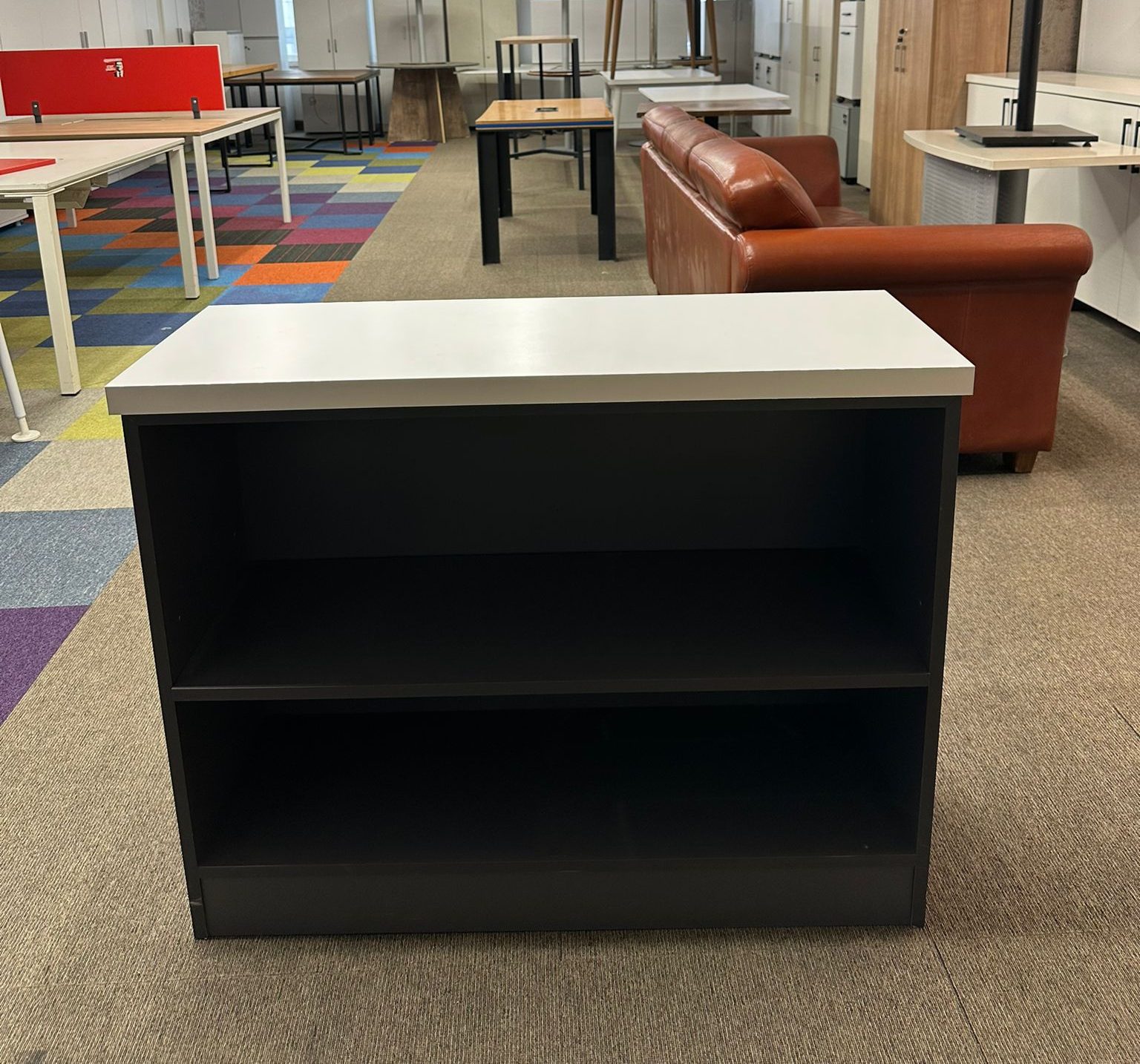 Klas Ofis Üsküdar 100x40 Antrasit Gri Kitaplık – İkinci El