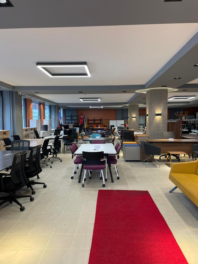 Klas Ofis Üsküdar 200x70 Beyaz Bireysel Toplantı Masası – Sıfır Ürün - Görsel 10