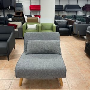 KLAS OFİS ÜSKÜDAR KUMAŞ TEKLİ KATLANABİLİR GRİ KOLTUK