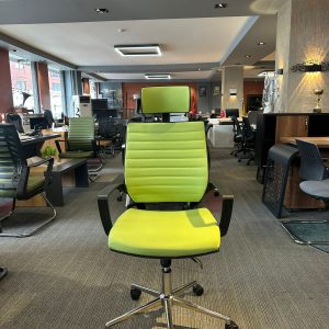 KLAS OFİS ÜSKÜDAR YEŞİL DERİ YÖNETİCİ KOLTUĞU