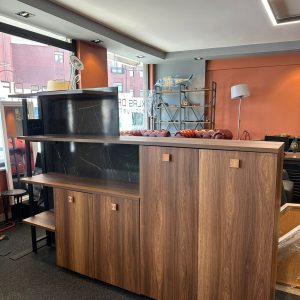 KLAS OFİS ÜSKÜDAR 225x40x165 BAROK CEVİZ SIFIR TEŞHİR ÜRÜNÜ ARKA KONSOL