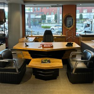 KLAS OFİS ÜSKÜDAR 245x115 SIFIR CEVİZ MAKAM TAKIMI SETİ