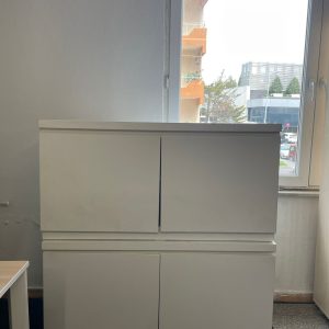 KLAS OFİS ÜSKÜDAR 120x45x60 BEYAZ YAZICI VE EVRAK DOLABI