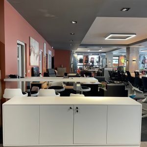 KLAS OFİS ÜSKÜDAR 220x50x80 BEYAZ LAKE DOSYA DOLABI