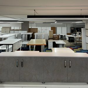 KLAS OFİS ÜSKÜDAR 200x30x60 ANTRASİT GRİ DESENLİ KONSOL DOLAP