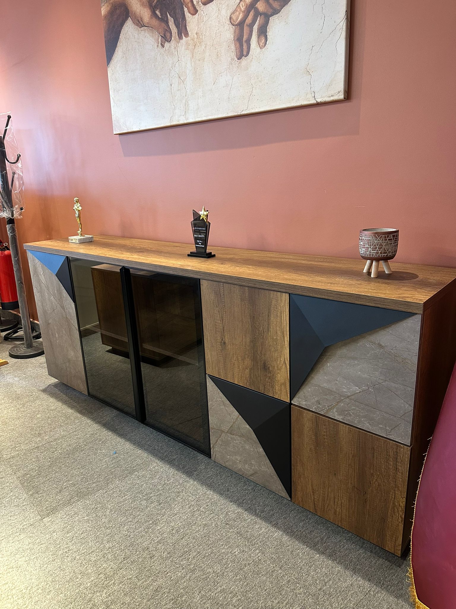 KLAS OFİS ÜSKÜDAR 95X240 MAKAM TAKIMI FULL KOLTUKLU SET - Görsel 8