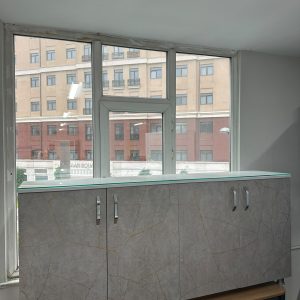 KLAS OFİS ÜSKÜDAR 190X40X85 ANTRASİT GRİ ARKA KONSOL