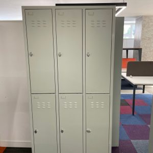 KLAS OFİS ÜSKÜDAR METAL 6'LI SOYUNMA DOLABI