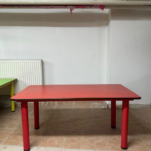 KLAS OFİS ÜSKÜDAR KIRMIZI ANAOKULU SIRASI 60X120X56 CM