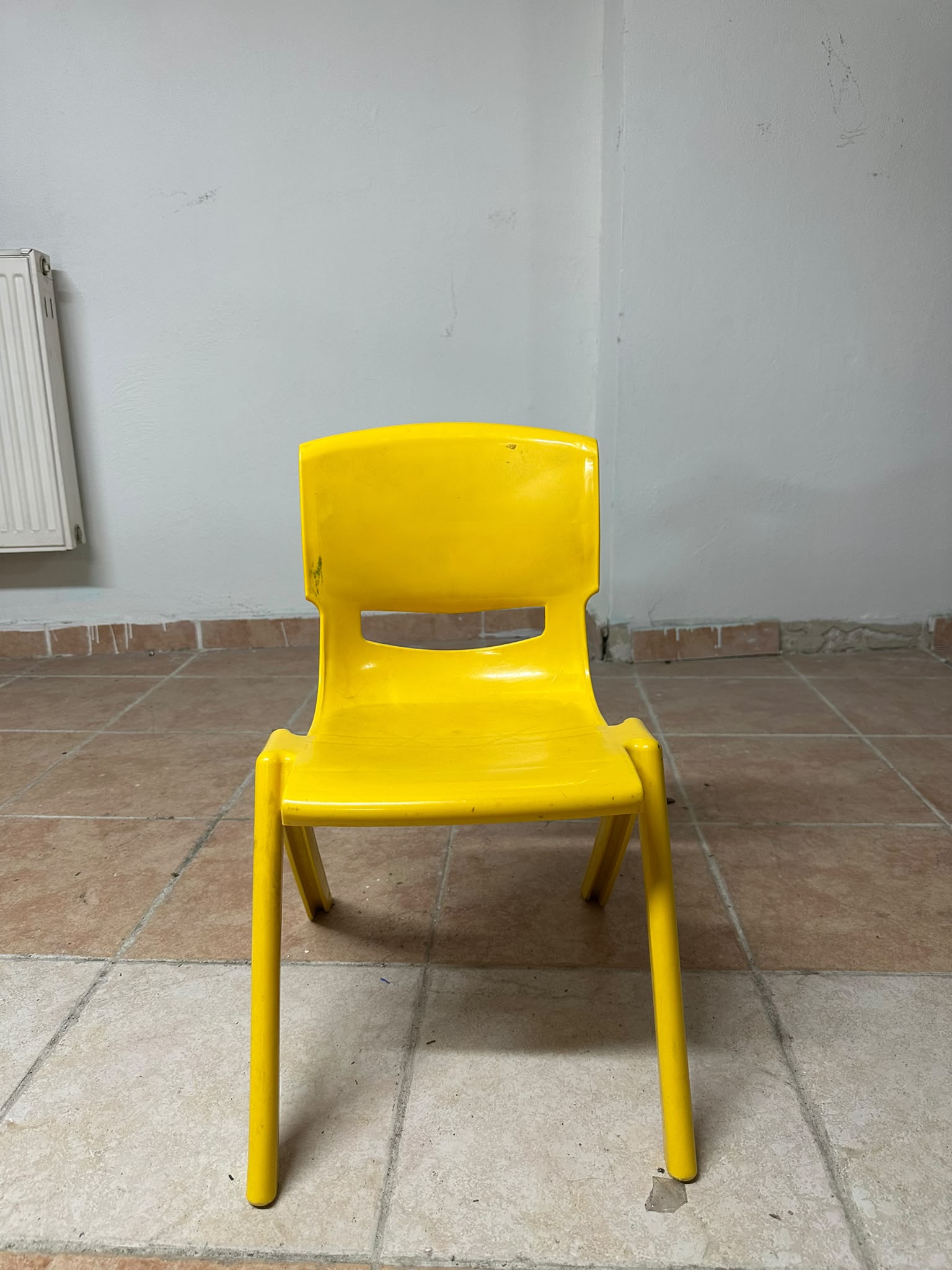 KLAS OFİS ÜSKÜDAR SARI PLASTİK ANAOKULU SANDALYESİ