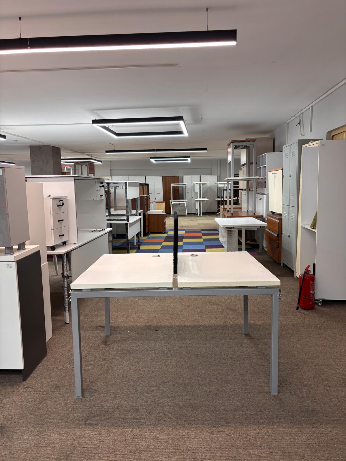 KLAS OFİS ÜSKÜDAR 2 KİŞİLİK ÇALIŞMA GRUBU 100X130 CM