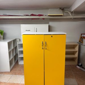 KLAS OFİS ÜSKÜDAR SARI DOSYA DOLABI 80X40X120 CM