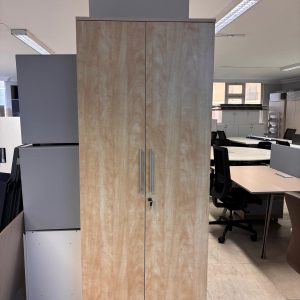 KLAS OFİS ÜSKÜDAR MEŞE RENGİ DOSYA DOLABI 80X40X200 CM
