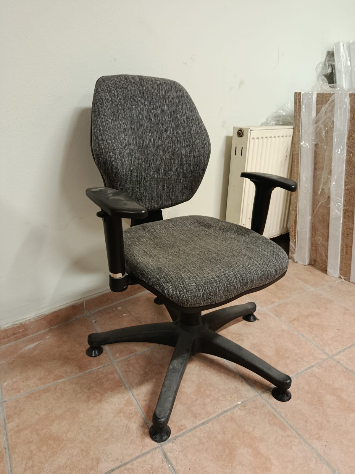 KLAS OFİS ÜSKÜDAR ANTRASİT GRİ SABİT BEKLEME SANDALYESİ - Görsel 3