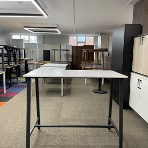 KLAS OFİS ÜSKÜDAR 70x130x106 FLEKSİT YÜKSEK BAR MASASI