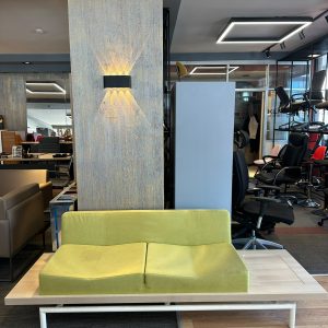 KLAS OFİS ÜSKÜDAR BÜROTIME 210x70 YEŞİL BEKLEME KOLTUĞU