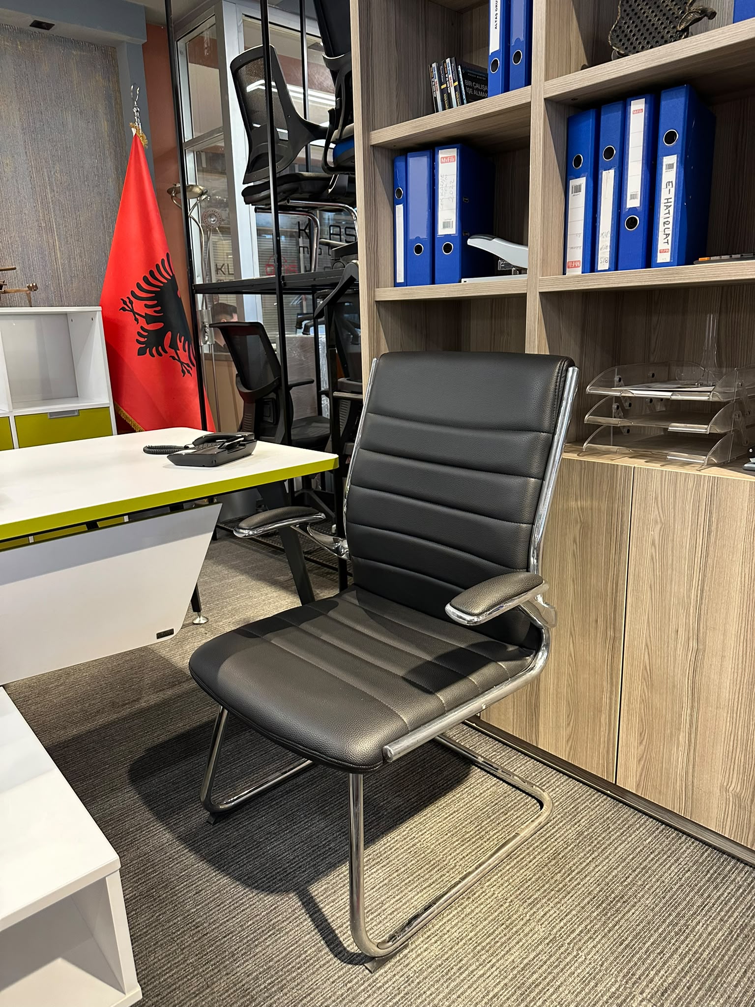 KLAS OFİS ÜSKÜDAR 220x90 FLEKSİT MAKAM TAKIMI KOLTUKLU FULL SET - Görsel 7