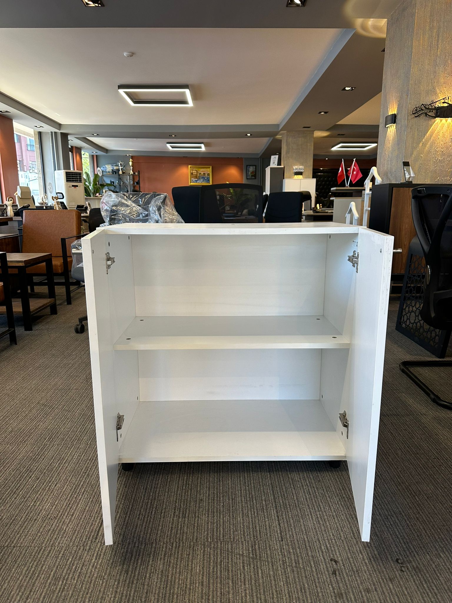KLAS OFİS ÜSKÜDAR 80x40x80 cm BEYAZ DOSYA DOLABI İKİNCİ EL - Görsel 4