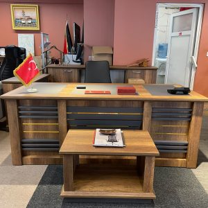 KLAS OFİS ÜSKÜDAR BAROK CEVİZ GOLD MAKAM TAKIMI SIFIR