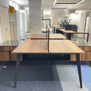 KLAS OFİS ÜSKÜDAR 4 KİŞİLİK BAROK CEVİZ WORKSTATION