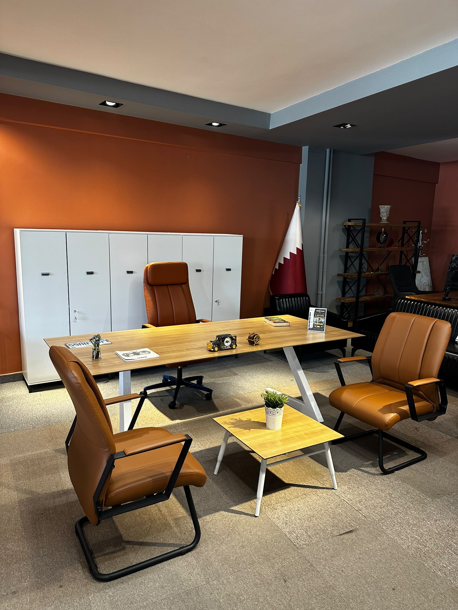 KLAS OFİS ÜSKÜDAR 104x240 DOVI MÜDÜR SETİ SIFIR - Görsel 3