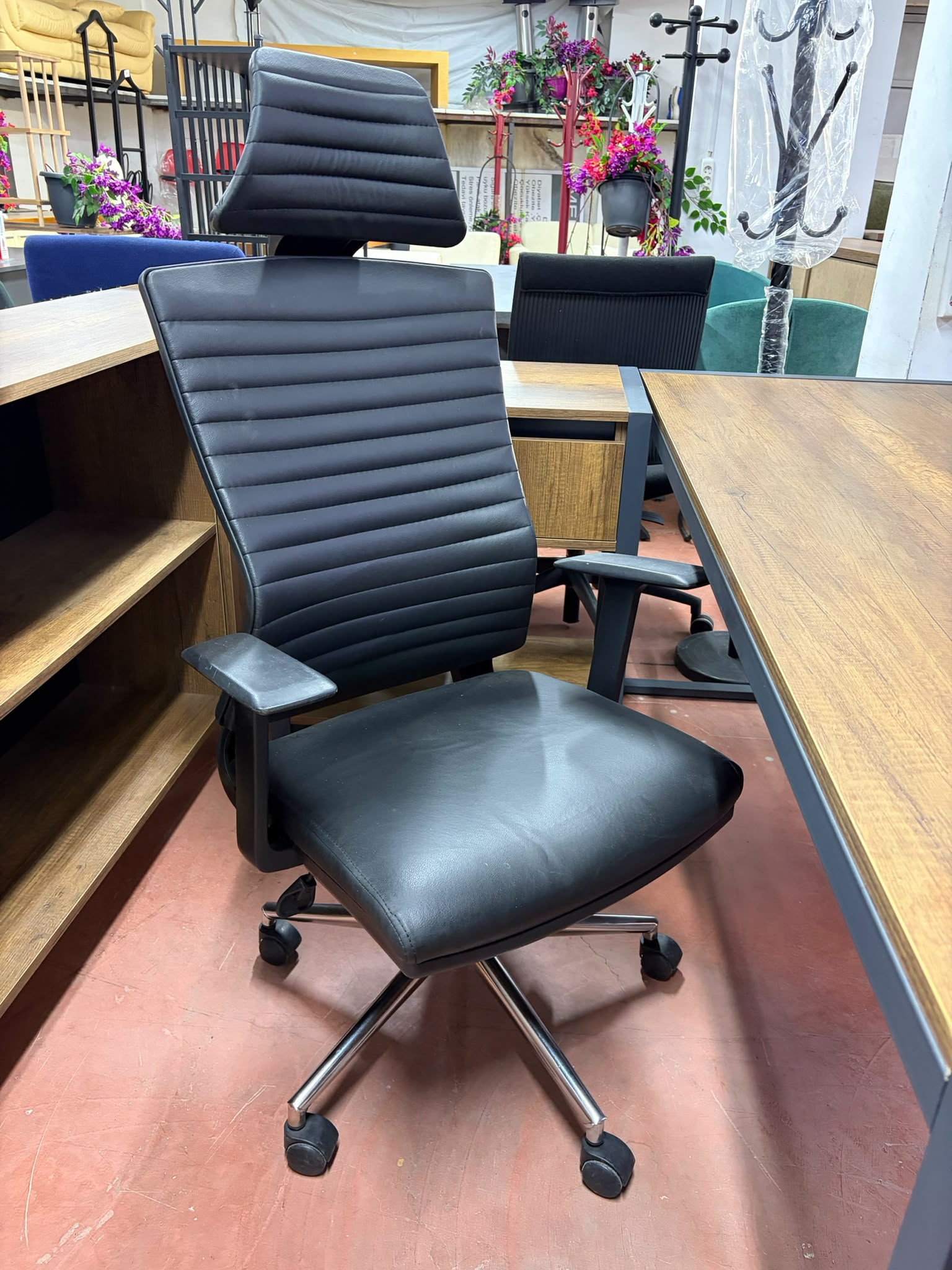 KLAS OFİS PENDİK 180x85 BAROK CEVİZ MAKAM TAKIMI İKİNCİ EL - Görsel 8